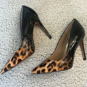 NWOT mix6 leopard heels